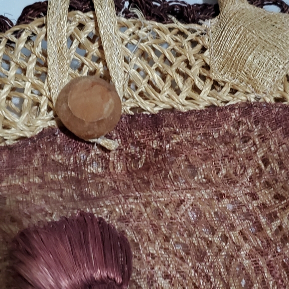 Straw beach bag - Picture 4 of 7